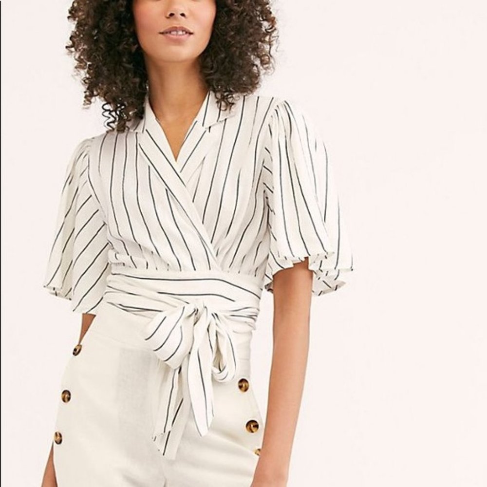 Free People Tied To You Blouse NWOT